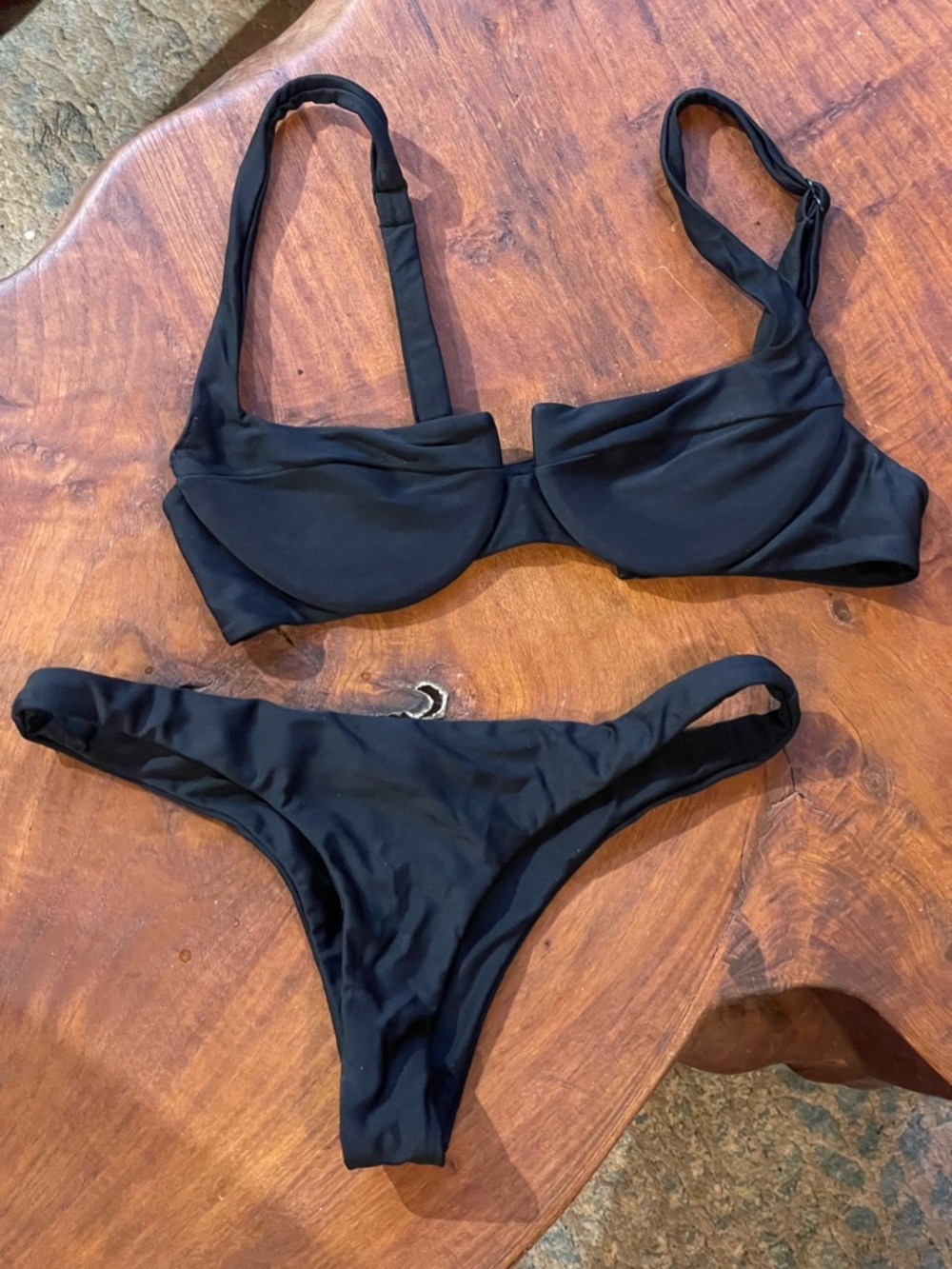 Ark Swimwear Black Underwire Bikini Set
